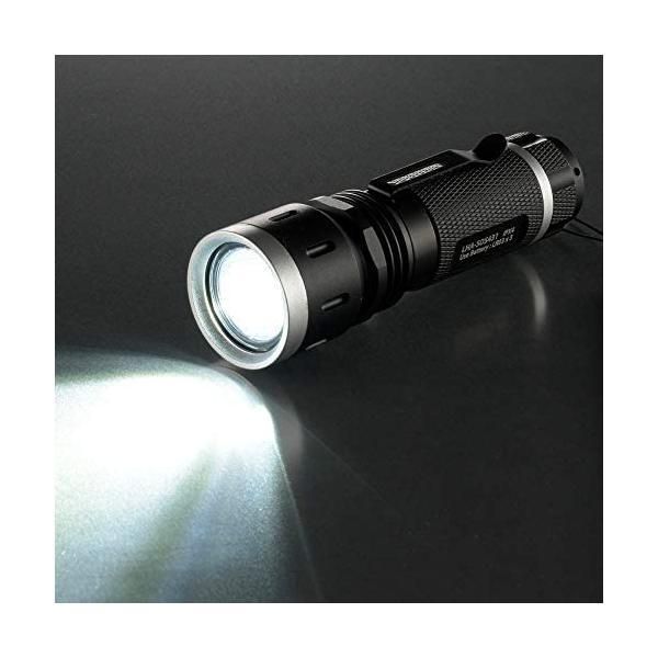 SOSモールス信号パターン点滅機能付き LEDトーチライト LED-Y209-K LED-Y209-K ggw725x オーム電機 SOSモールス信号パターン点滅機能付き LEDトーチ