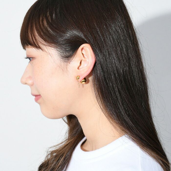JILSANDER ジルサンダー アクセサリー ピアス シルバー パール