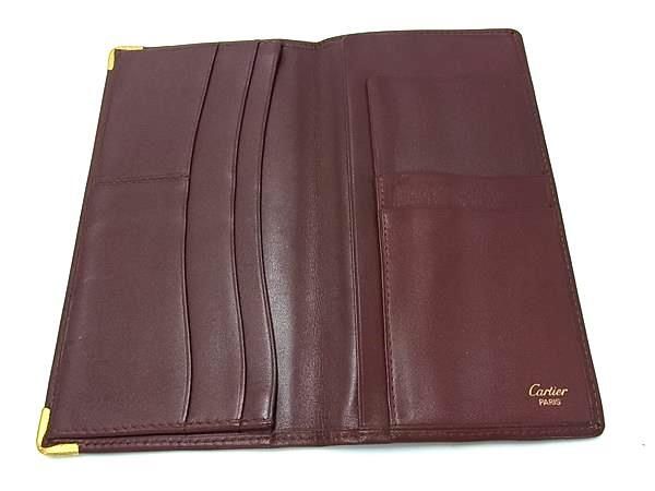 Cartier カルティエ 長財布 マストライン 長財布 - ボルドー系