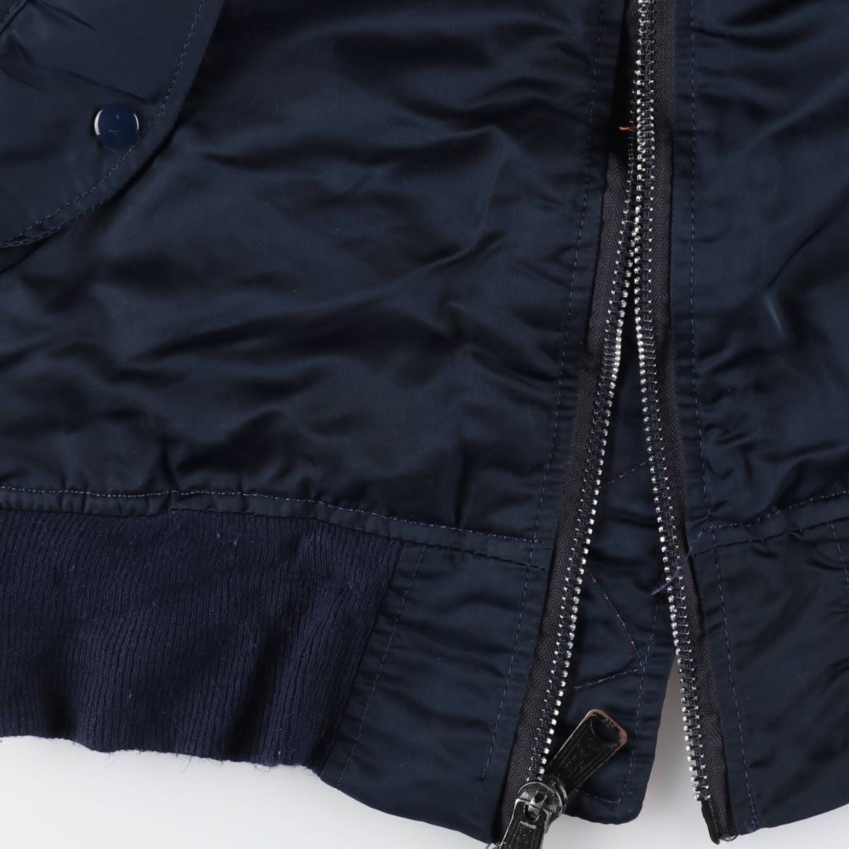 古着 90年代 民間品 アルファ ALPHA MA-1タイプ ミリタリー フライトジャケット USA製 メンズL相当 ヴィンテージ/evb010067