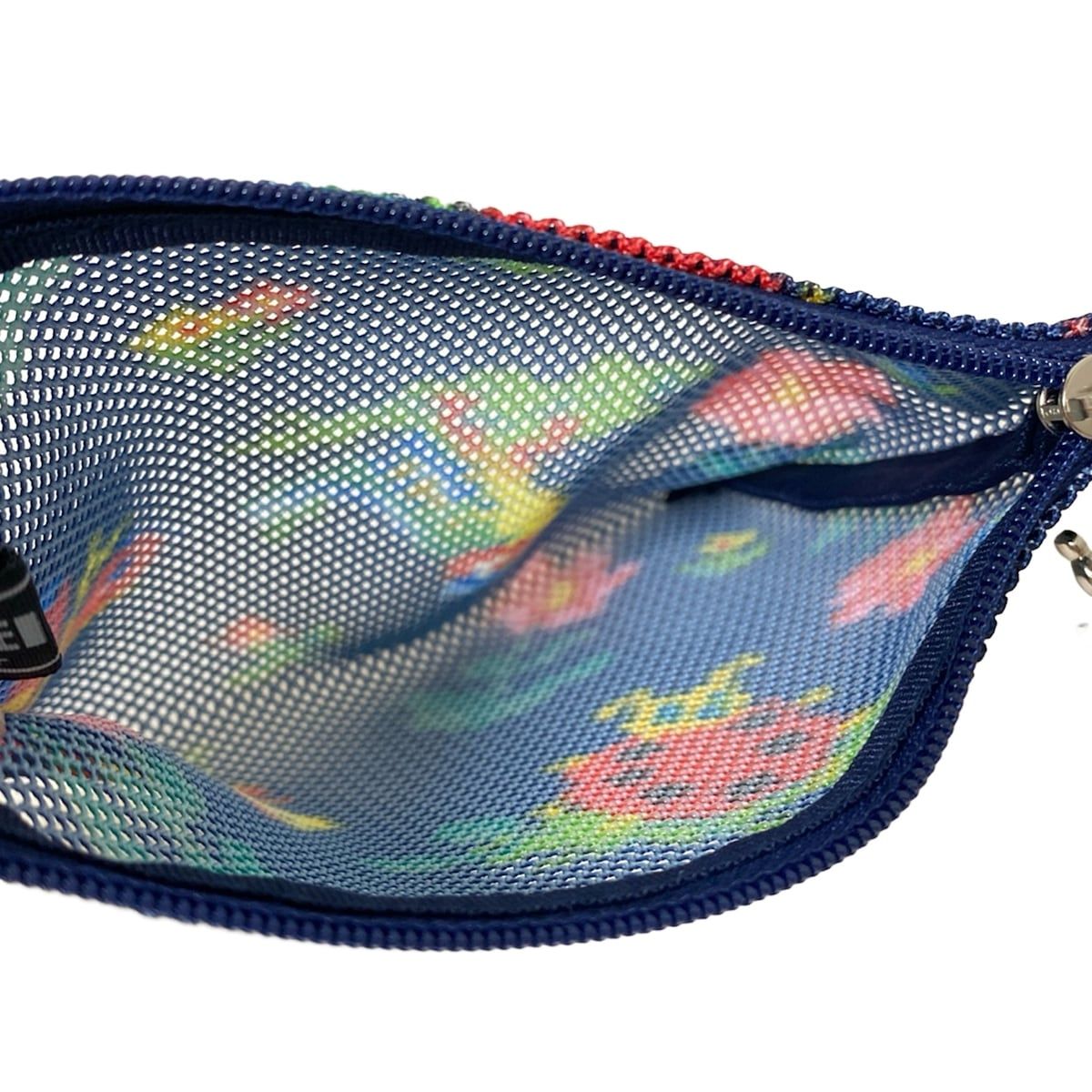 FEILER(フェイラー) ポーチ - ネイビー×レッド×マルチ メッシュ