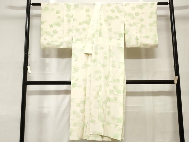 平和屋着物□長襦袢 無双仕立て 舞花文 暈し染め 正絹 逸品