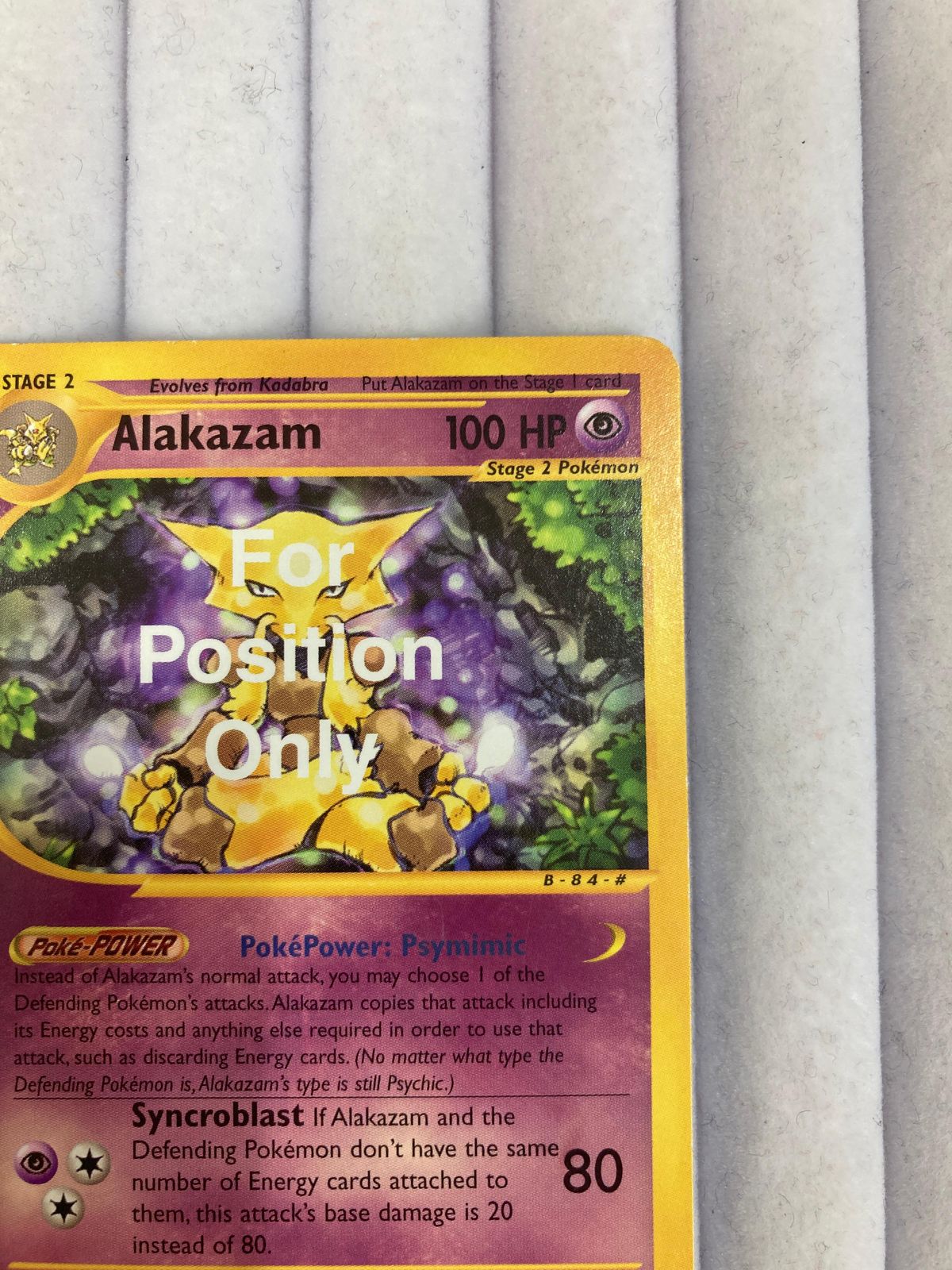 ポケモンカードゲーム Alakazam フーディン ポケモンカード フーディン ゴールドスター 英語版 Alakazam