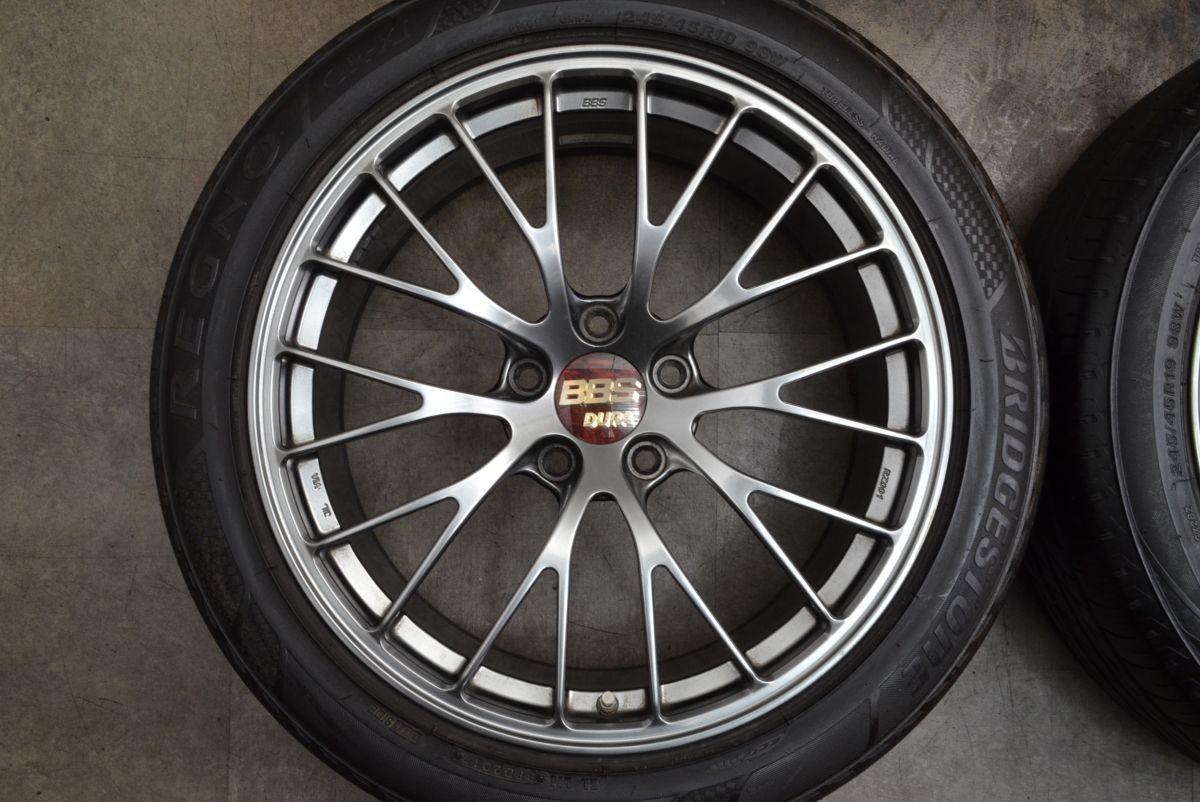 超超ジュラルミン鍛造】BBS RZ-D 19in 8.5J 9.5J +35 PCD120 レグノ GR 