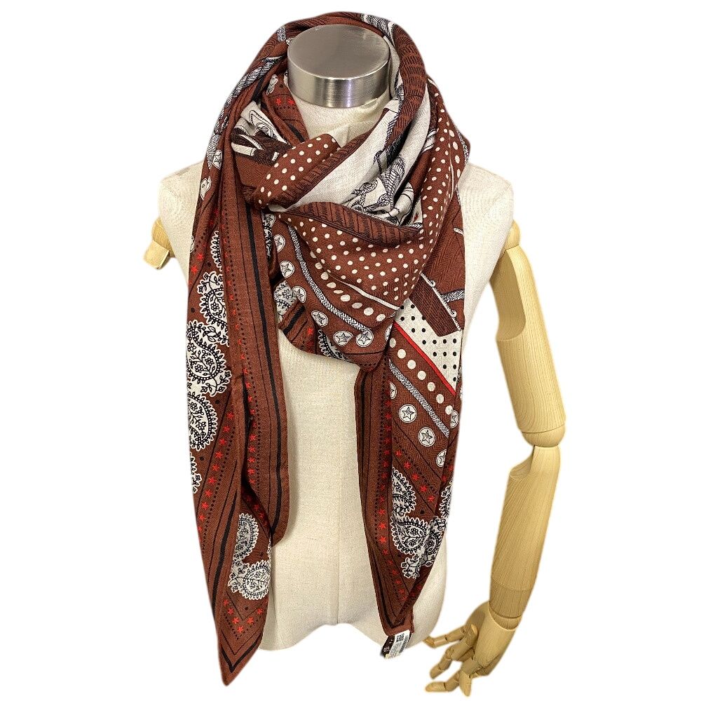 エルメス HERMES ストール カレジェアン Zouaves et Dragons ズアヴと