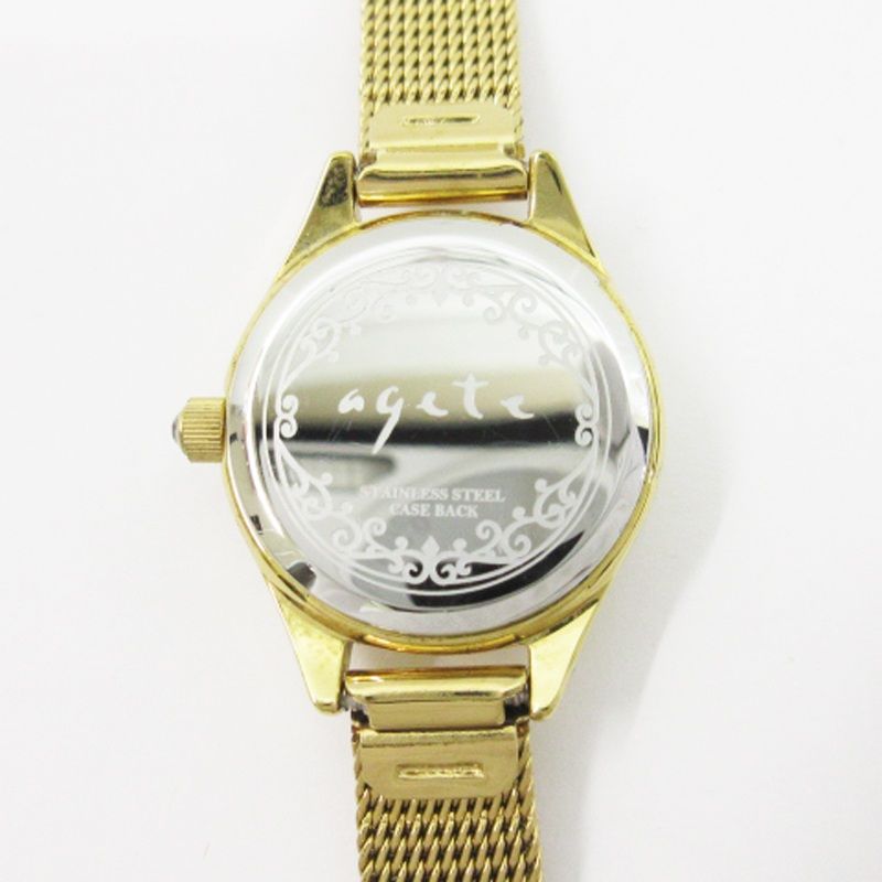 アガット　時計　ANA限定モデル アガット agete ANA限定 ジュエリーウォッチ 腕時計 クォーツ SS