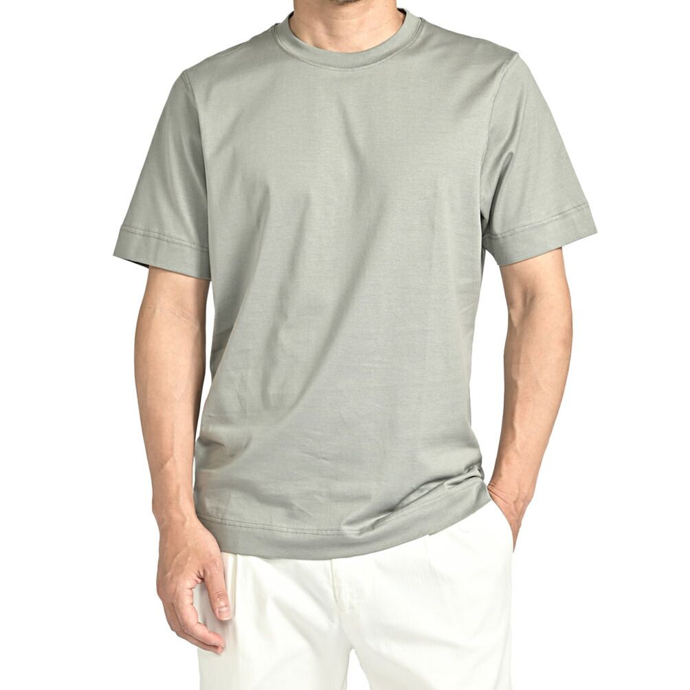 25春夏/グランサッソ/Tシャツピンク/422905 SUMMER SALE｜GRAN SASSO グランサッソ / スムースコットン100
