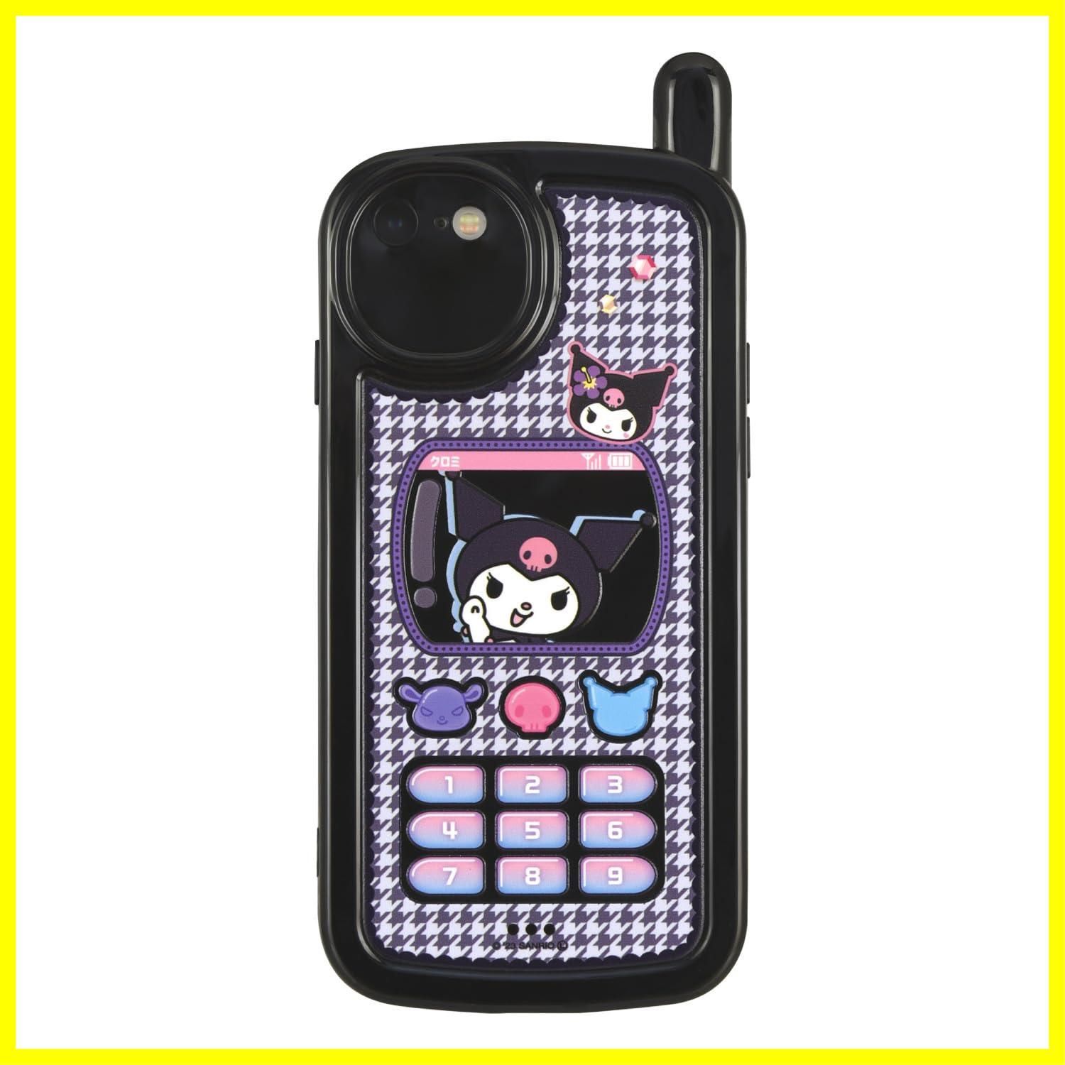 【人気商品】グルマンディーズ サンリオキャラクターズ iPhone SE (第3世代/第2世代) / 8 / 7 (4.7インチ) 対応 レトロガラケー風ケース クロミ SANG-381KU