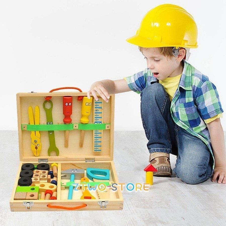 大工さん 子供用 工具セット 子どもにな大工さんセット 木製