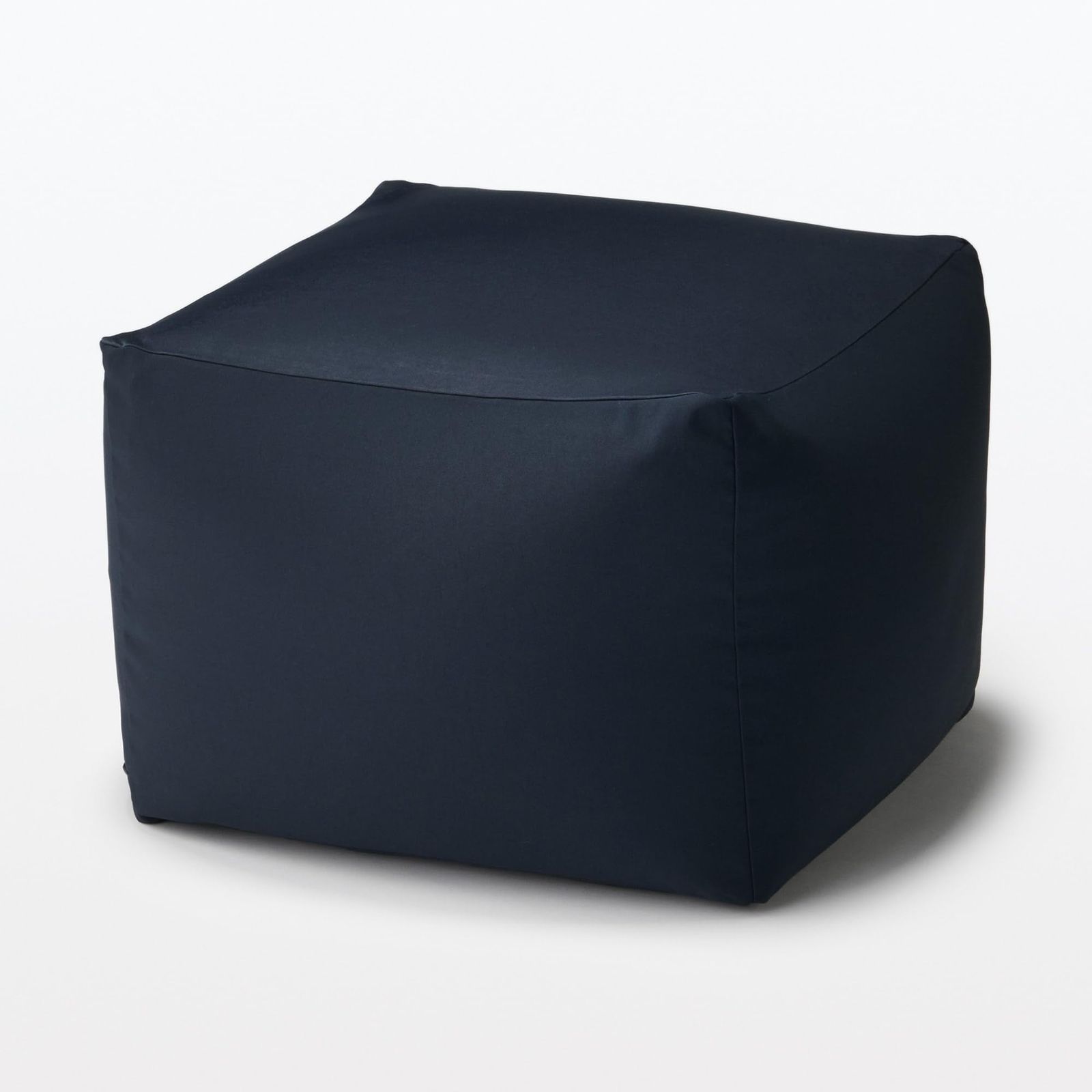  無印 体にフィットするソファ セット ポリエステル平織 ネイビー 小 幅45×奥行45×高さ33 cm その他 フェイスケア