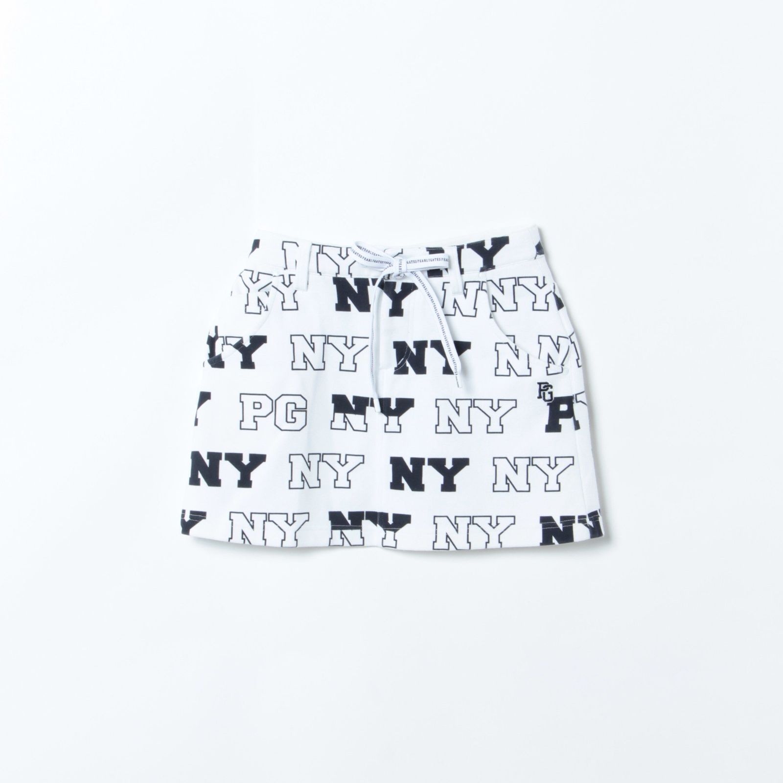 【認定リユース品】ダンボールニット NY ロゴ柄 ミニスカート