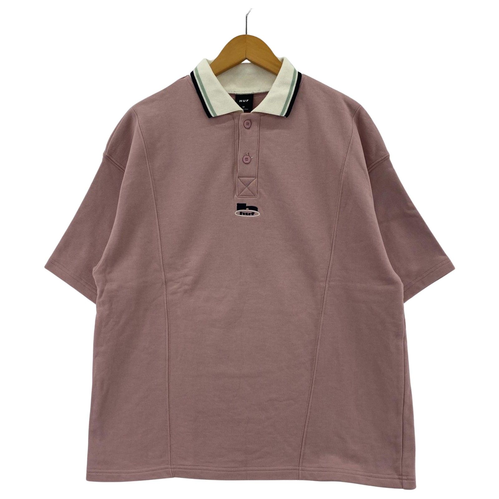 HUF ハフ半袖シャツ sizeM/ピンク
