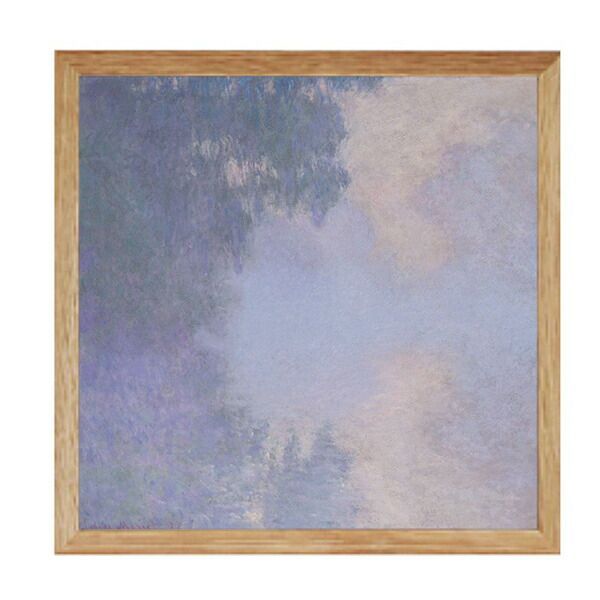 インテリアアート防災トイレ sonae 備絵クロード モネ Branch of the Seine near Giverny Mist 防災グッズ 非常用トイレ 簡易トイレ トイレキット