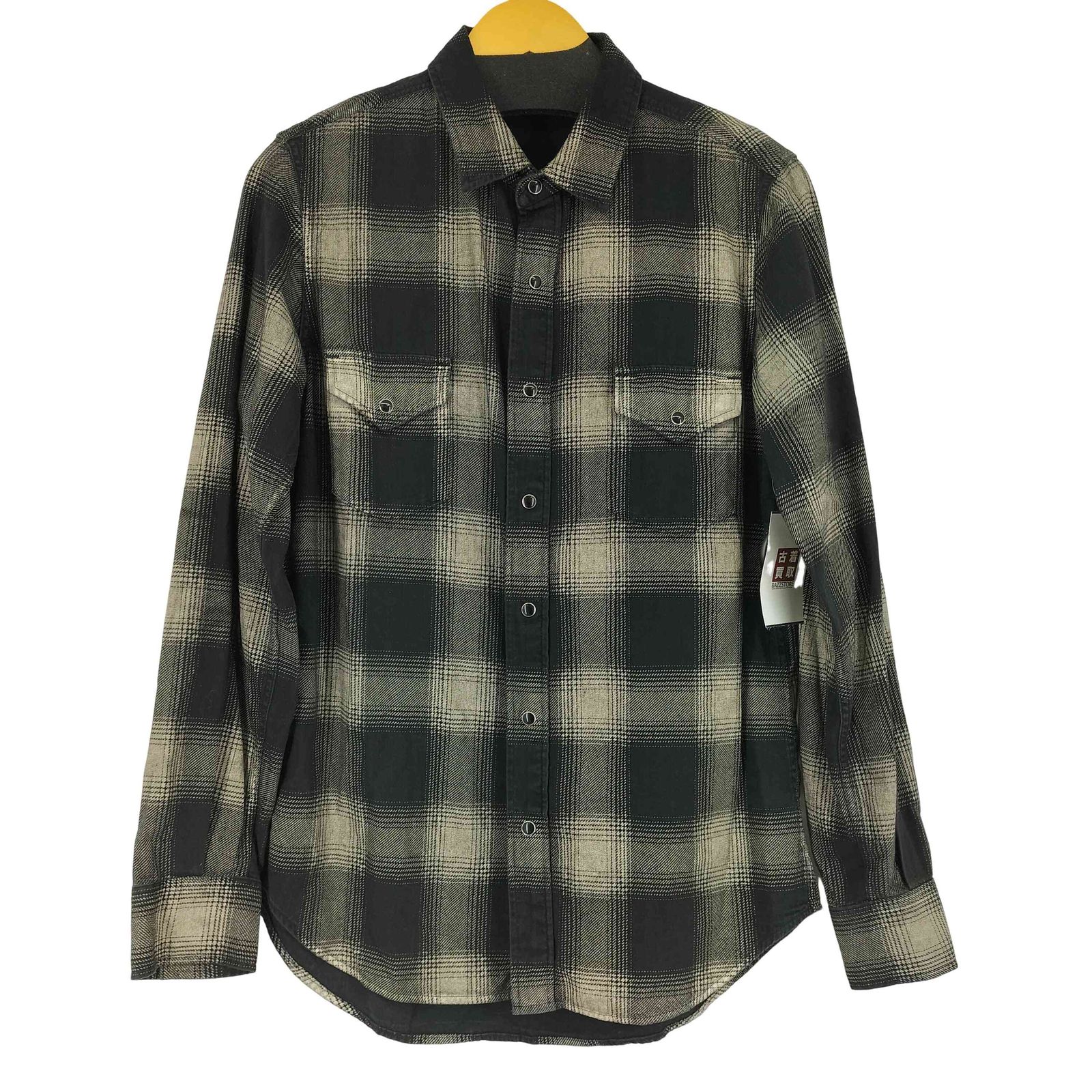 マインデニム長袖チェックシャツ マインデニム MINEDENIM L/S オンブレチェックシャツ メンズ JPN