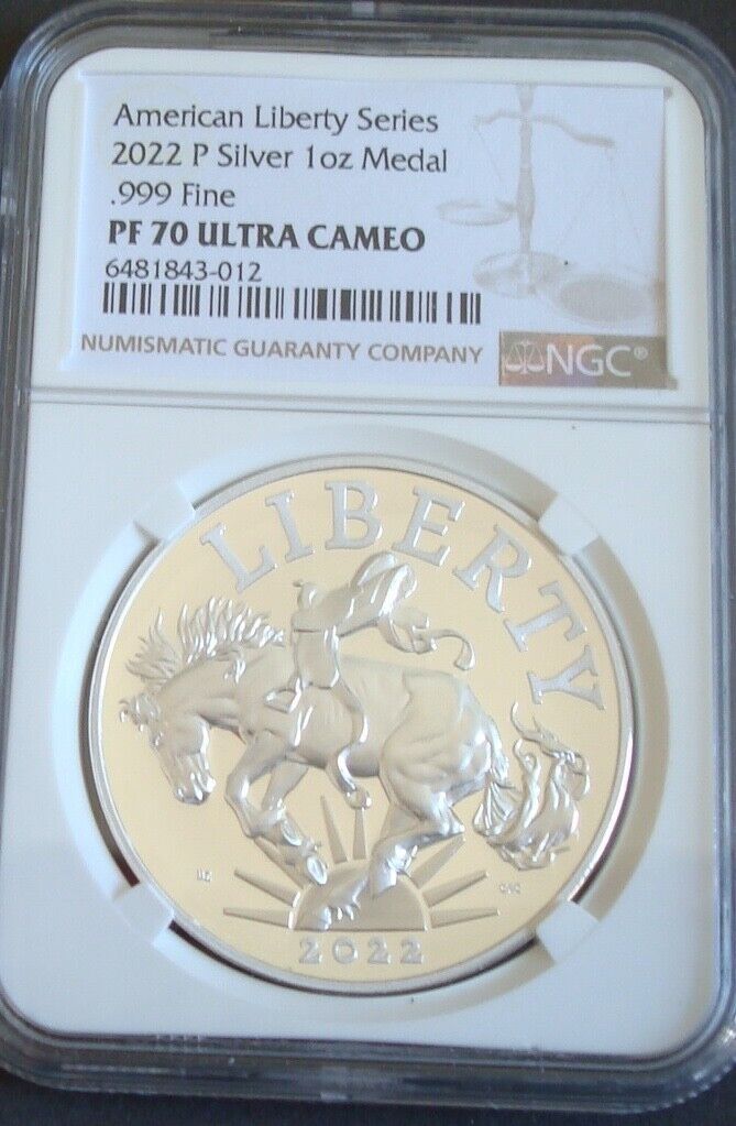 American Liberty Series 2025 P Silver 1 Oz Medal .999 Fine PF 70 Ultra Cameo