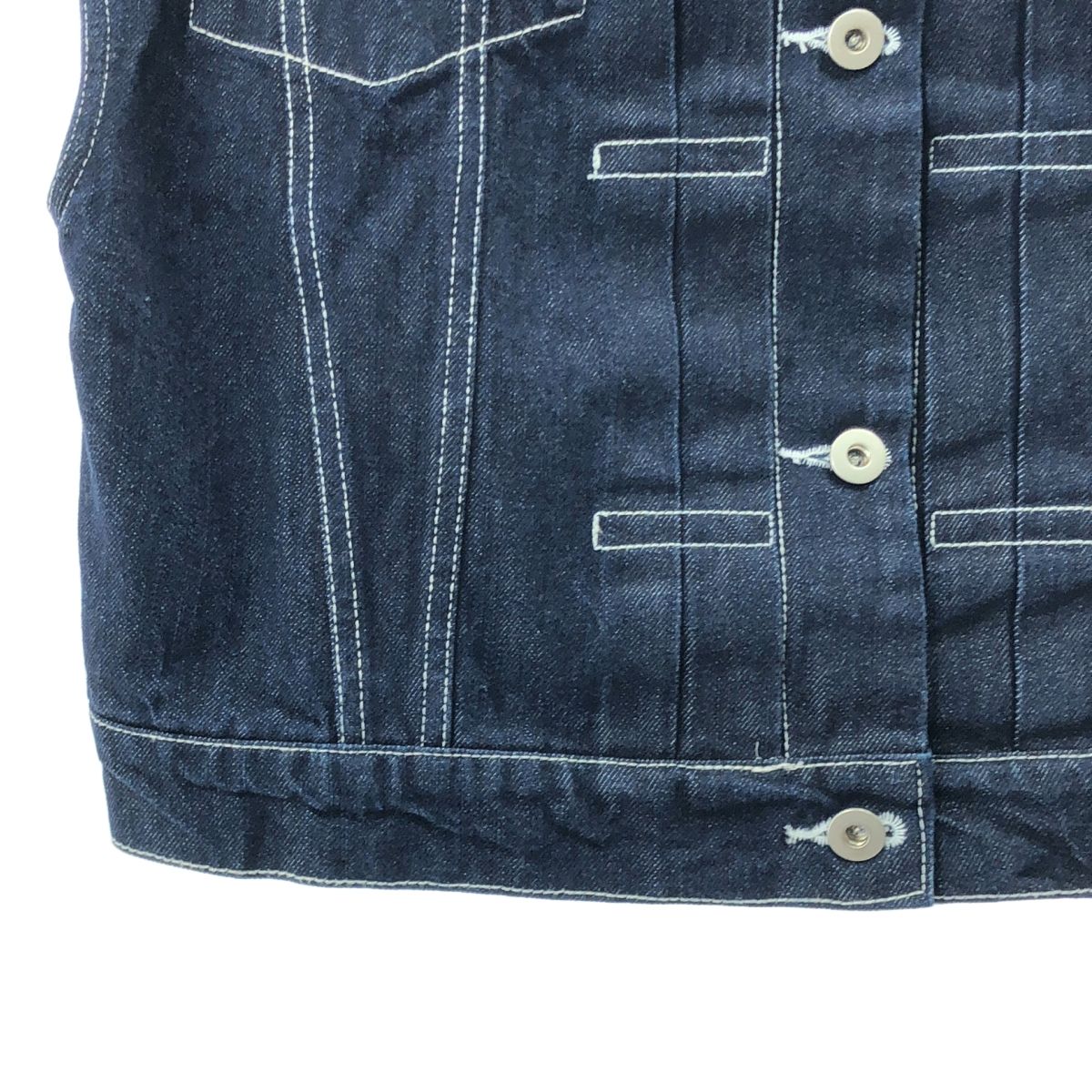 MACHATT マチャット デニムベスト 美品】 MACHATT / マチャット | オーバー デニム ベスト | F