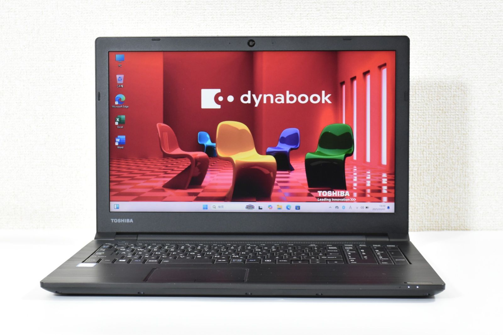 TOSHIBA dynabook B65/M / Core i5-8250U/メモリ16GB/ SSD 256GB/15.6インチ/DVD-RW / Windows 11 /中古ノートパソコン