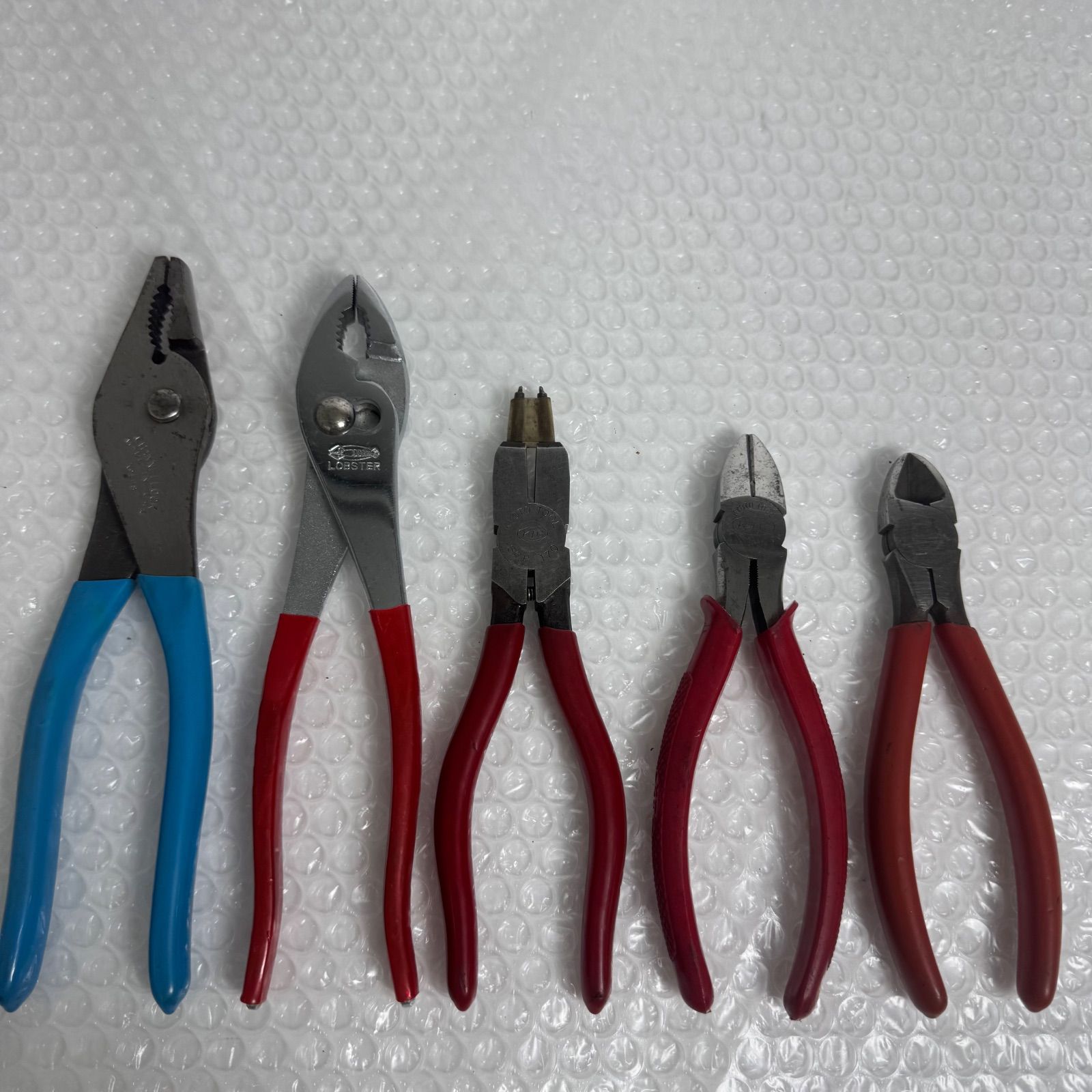 CHANNELLLOCK LOBSTER KTC 工具セット プライヤー ニッパー スナップリングプライヤー 5本セット メンテナンス工具