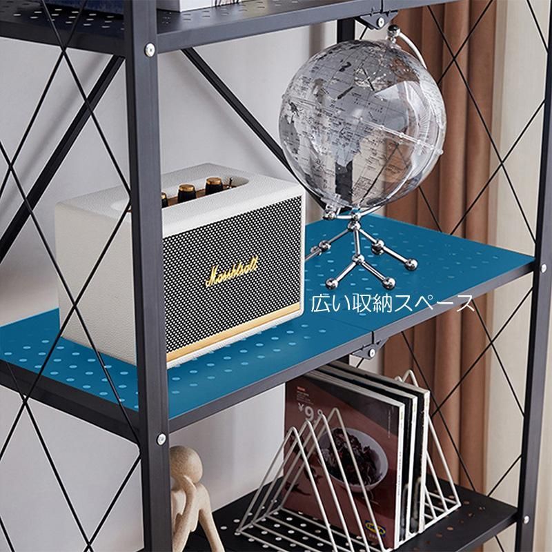 定番人気，100%新品】 ラック 折りたたみ 4段 すぐに使える (本体完成