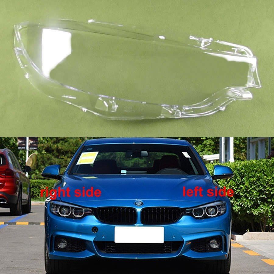 Bmw 4シリーズ M4 F32 F33 F36 F82 2018-2020 ヘッドランプ カバー ランプシェード シェル プレキシガラス