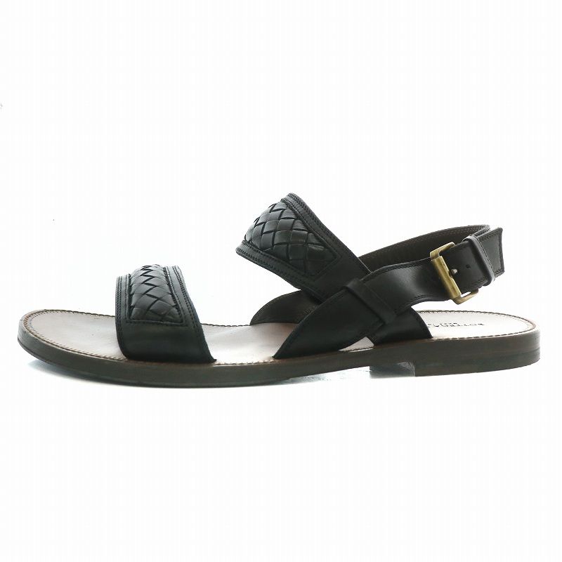 ボッテガヴェネタ BOTTEGA VENETA サンダル レザー オープントゥ