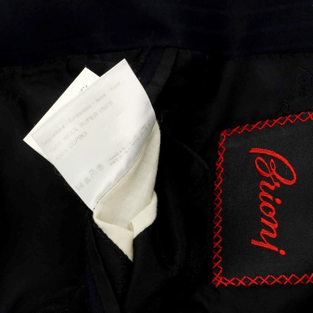 中古】ブリオーニ Brioni SUPER150'S ウール ストライプ 2つボタン