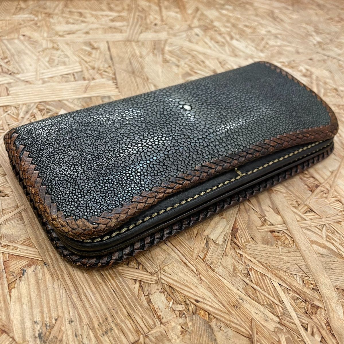 Arif Collection 財布 長財布 エイ革 SAAD レザー LEATHER - メルカリ