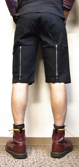 ZIPハーフカーゴパンツ「G130032」