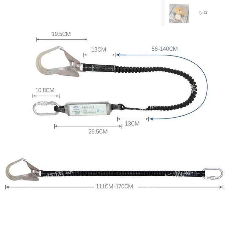 落下防止 安全帯 懸垂下降 フルハーネス 新規格 2丁掛け ワンタッチバックル ハーネス安全帯 墜落制止用器具 フルハーネス 安全帯 全方位保護 伸縮式 安全確保 全身保護 柱上作業 電気工事 建設工 infit595619