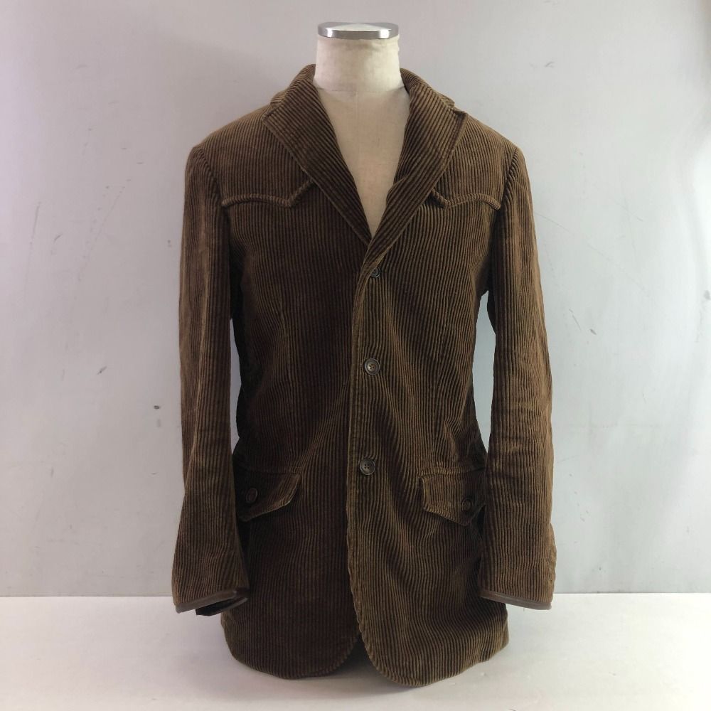 04w4994∞ POLO by RALPH LAUREN ポロ バイ ラルフローレン コーデュロイ ジャケット JK-RL-CW3201 ブラウン サイズM 八王子店