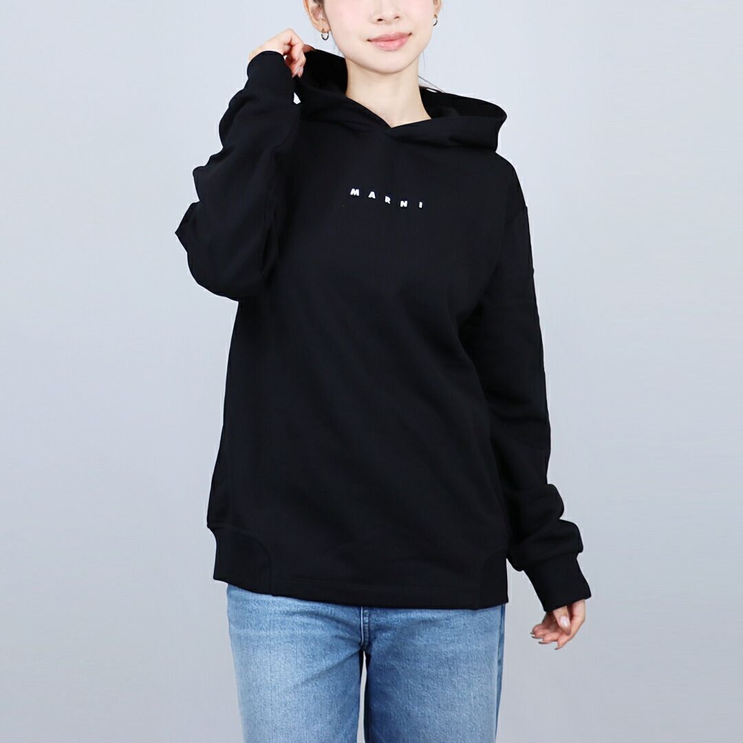 マルニ MARNI キッズ レディース パーカー プルオーバー MS331U M01576 0M900 14Y M～L相当