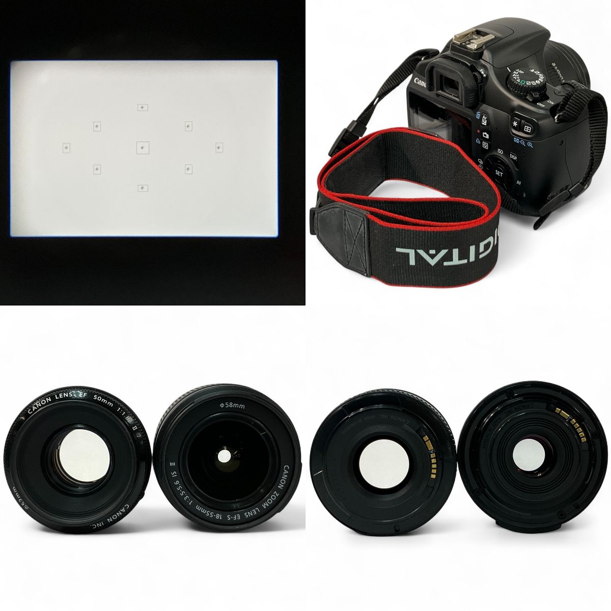 Canon デジタル一眼レフカメラ EF 50mmレンズセット Canon デジタル一眼レフカメラ EF 50mmレンズセット