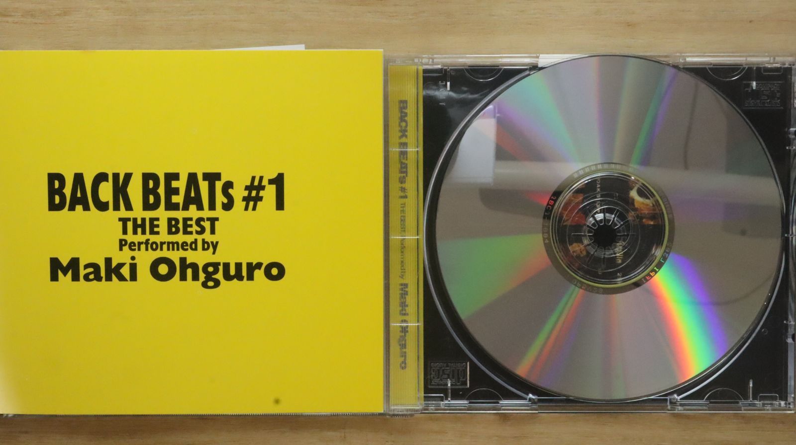 大黒摩季　CD Maki Ohguro BACK BEATS #1 直筆サイン 大黒摩季 公式 WEB SITE
