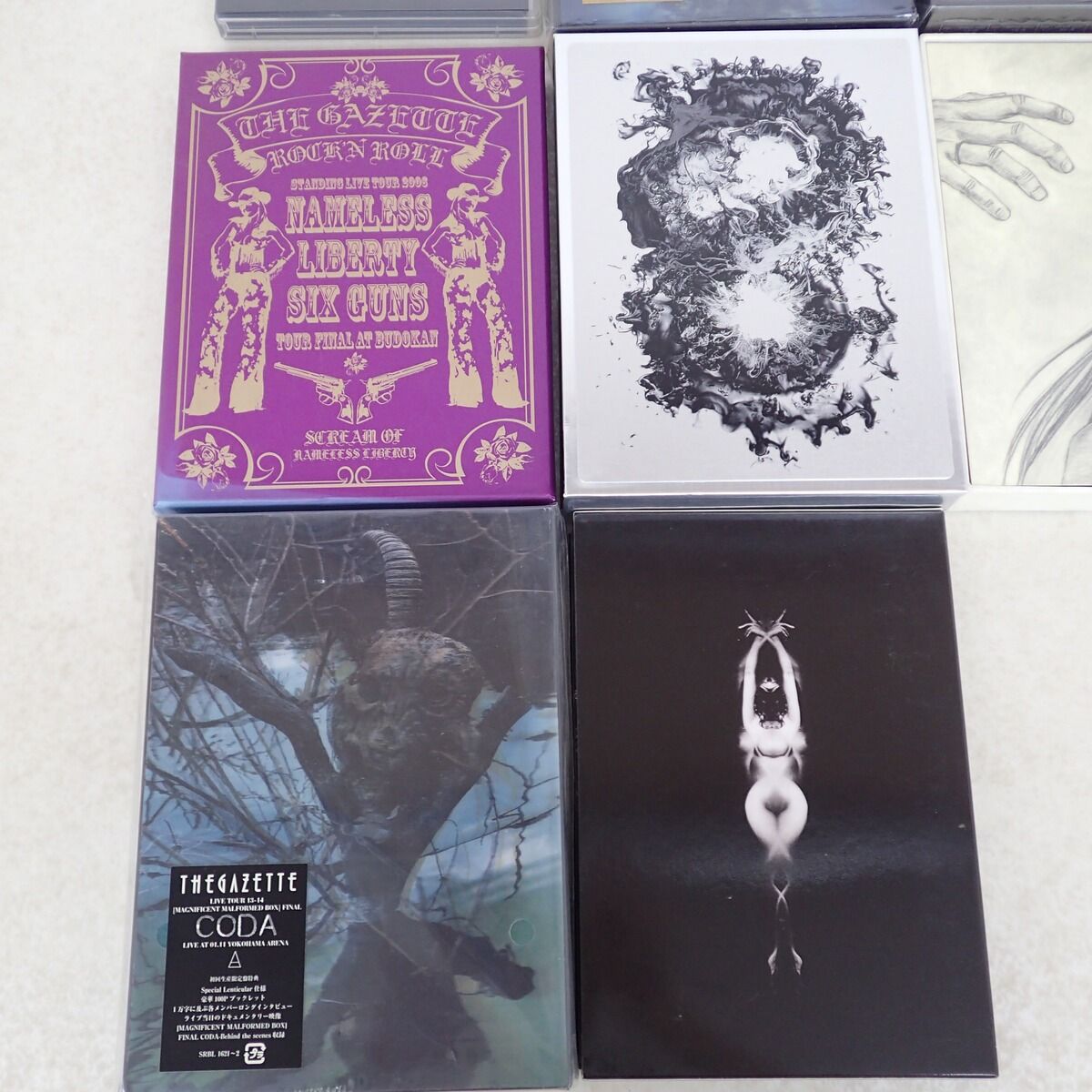the GazettE DVD CODA/OMEGA/THE NAMELESS LIBERTY/REPEATED