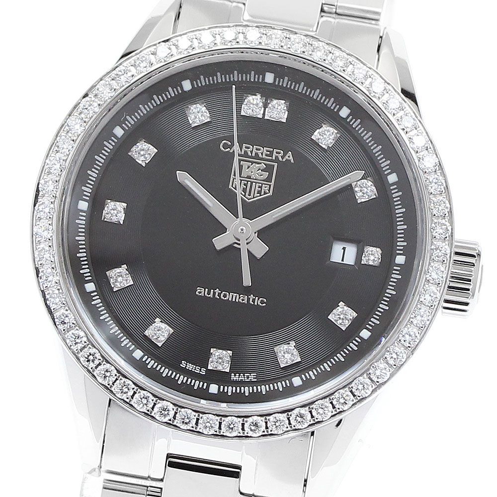 タグホイヤー TAG HEUER WV2412 カレラ ダイヤベゼル デイト 自動巻き レディース_907847