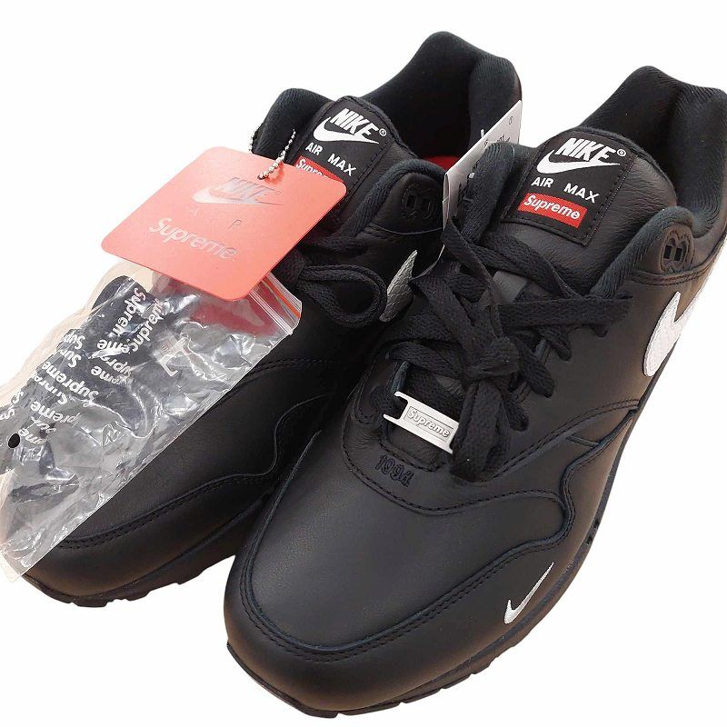 シュプリーム SUPREME ×NIKE Air Max 1 87 SP Black HF8813-001 25SS 