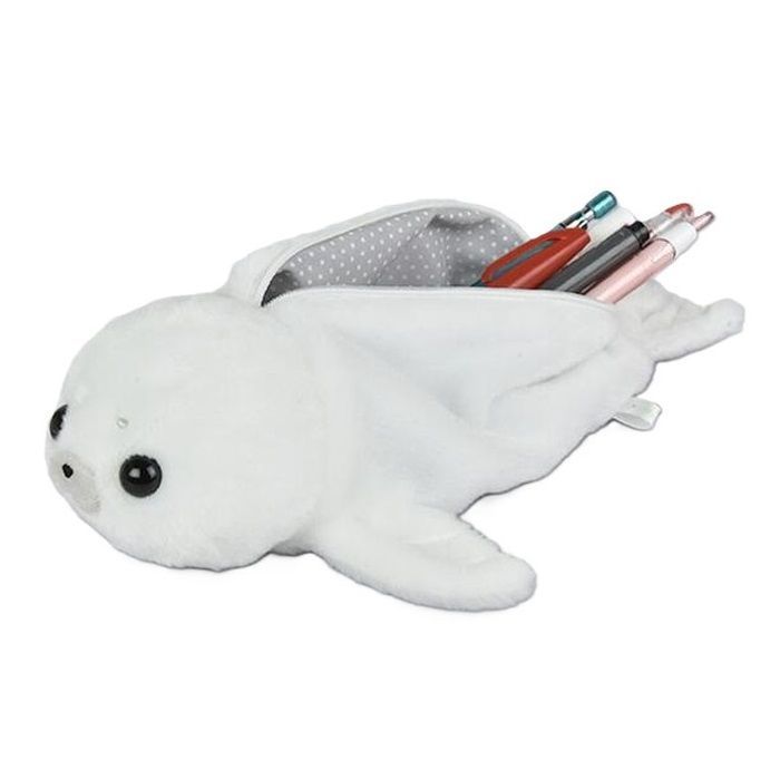 新品 ほわほわアザラシちゃんペンポーチ おもちちゃん