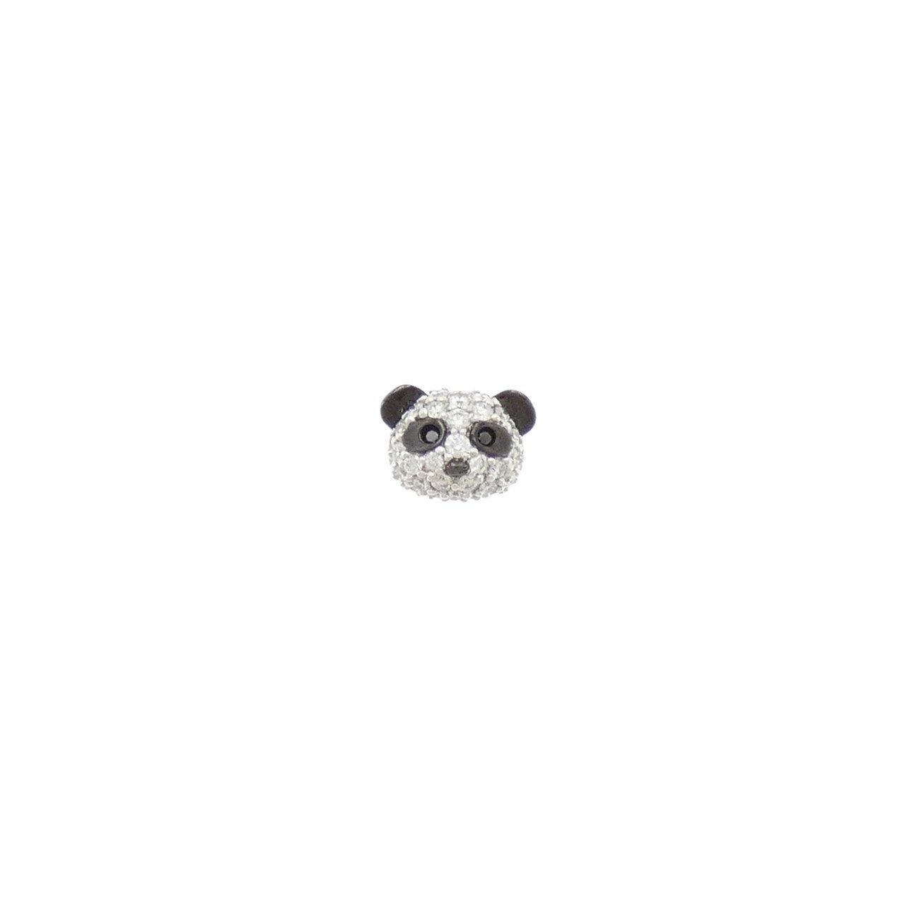ポンテヴェキオ パンダ ダイヤモンド ピアス 0.17CT 片耳