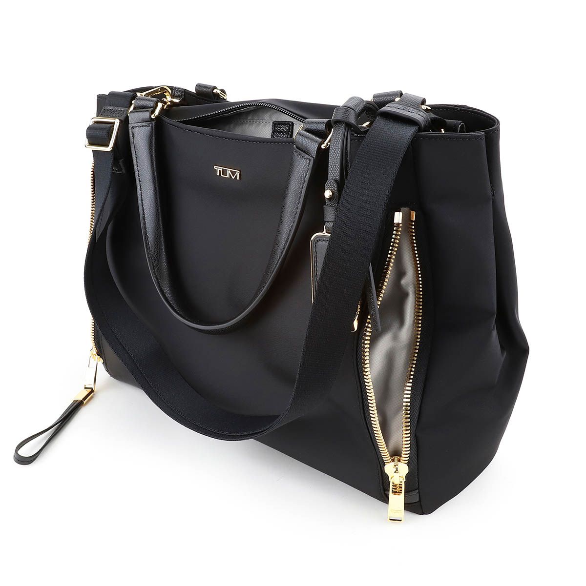 新品 トゥミ TUMI ショルダーバッグ ヴォヤジュール ブラック/ゴールド TUMI - 新品 トゥミ TUMI ショルダーバッグ ヴォヤジュール ブラック