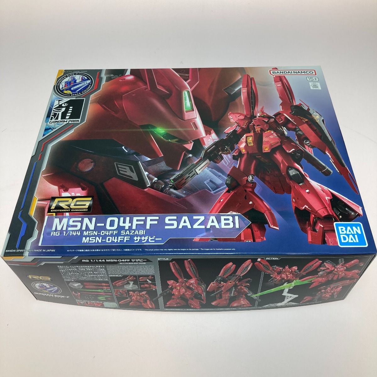 バンダイ RG 1/144 組立済みガンプラ 逆襲のシャア サザビー 塗装完成