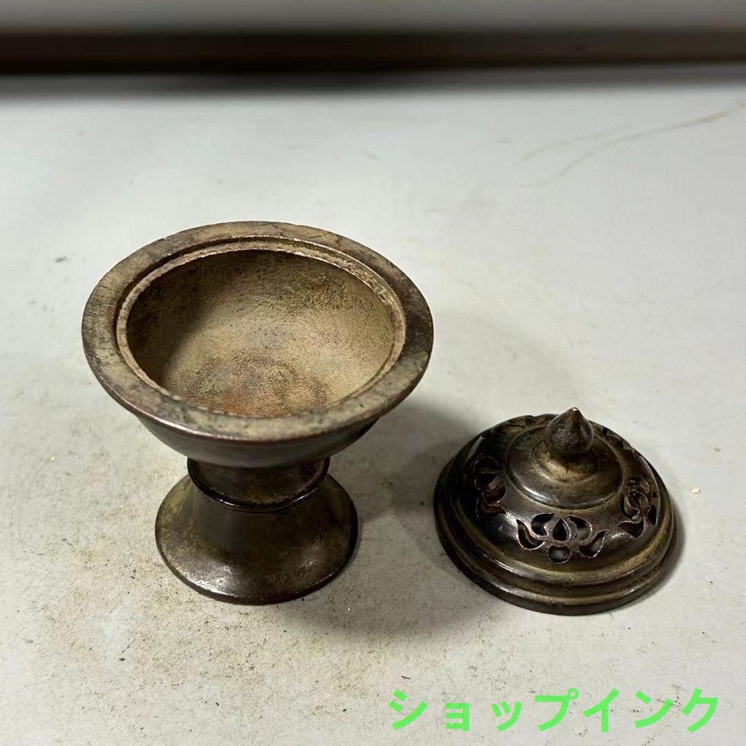 銅 細工 茶道具 香道具 蓋置 置物 お茶の缶 銅製 銅 細工 茶道具 香道具 蓋置 置物 お茶の缶 銅製