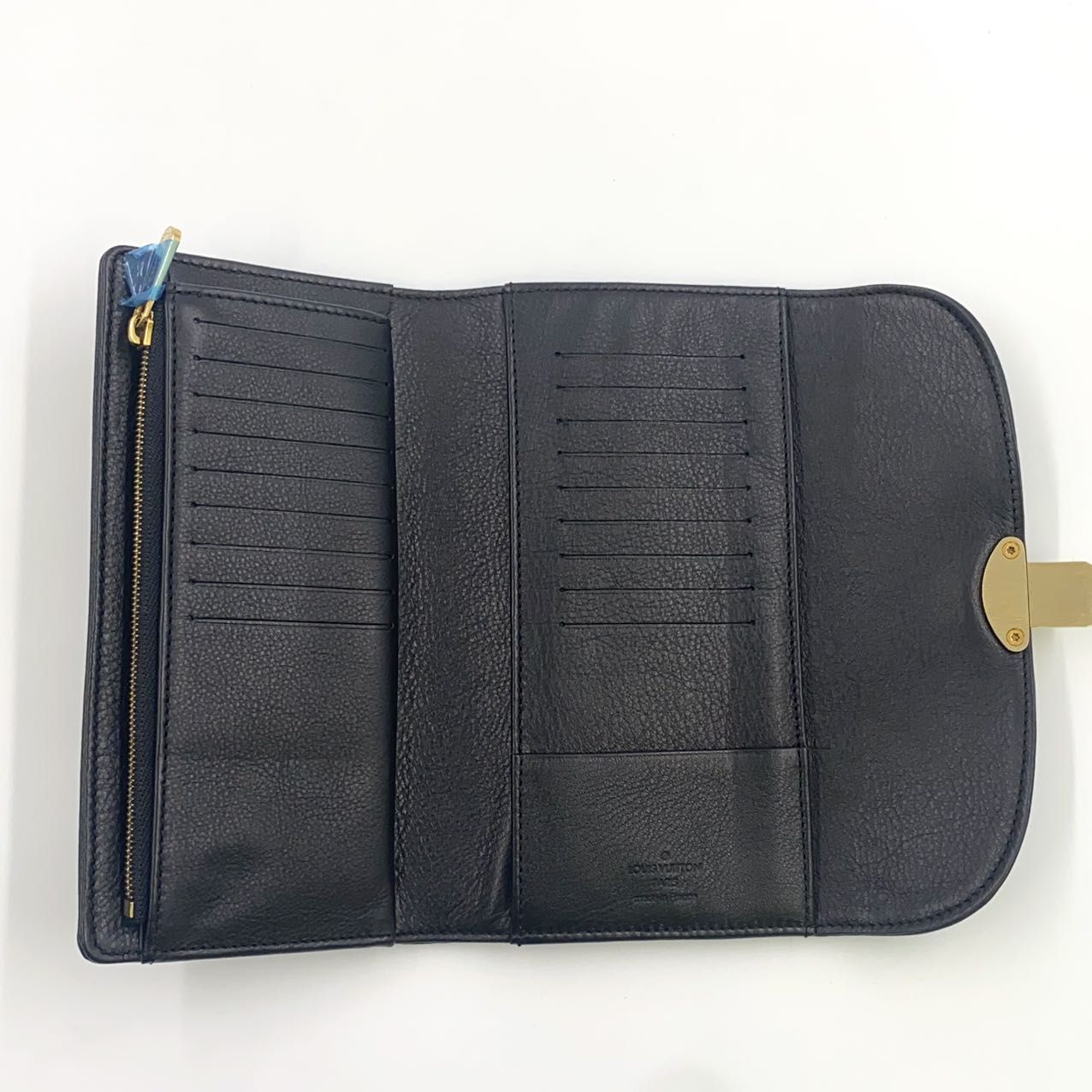 ルイヴィトン ポルトフォイル アメリア 三つ折り 長財布 ブラウン レザー