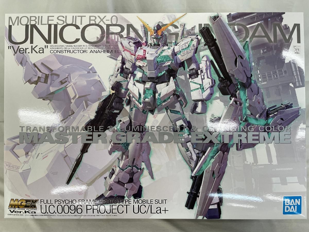 MGEX ユニコーンガンダム ver.ka 未開封品 ♪【未開封】ユニコーンガンダム プラモデル 1/100 RX-0 MGEX