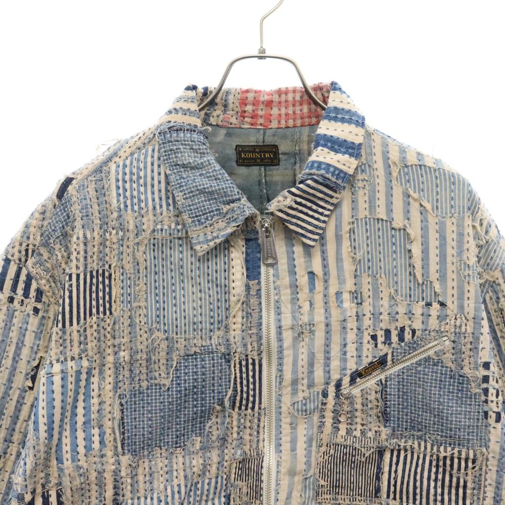 KAPITAL Liberty BORO ZIP UP blouson JKT jacket new XL 4 KAPITAL