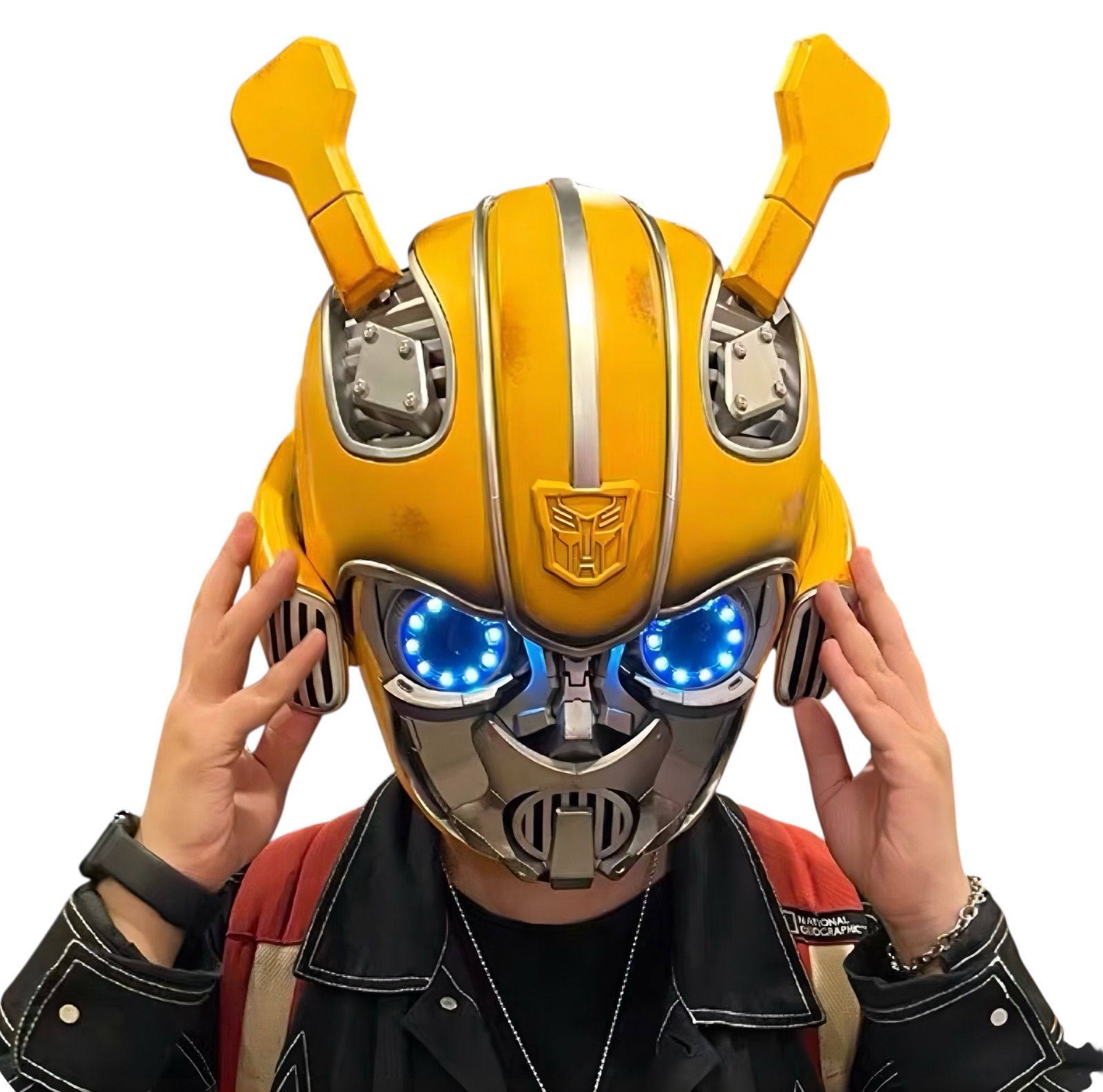 トランスフォーマー　バンブルビー　リアルマスク　ヘルメット　高機能　本格モデル トランスフォーマーバンブルビーリアルマスクヘルメット高機能本格モデル