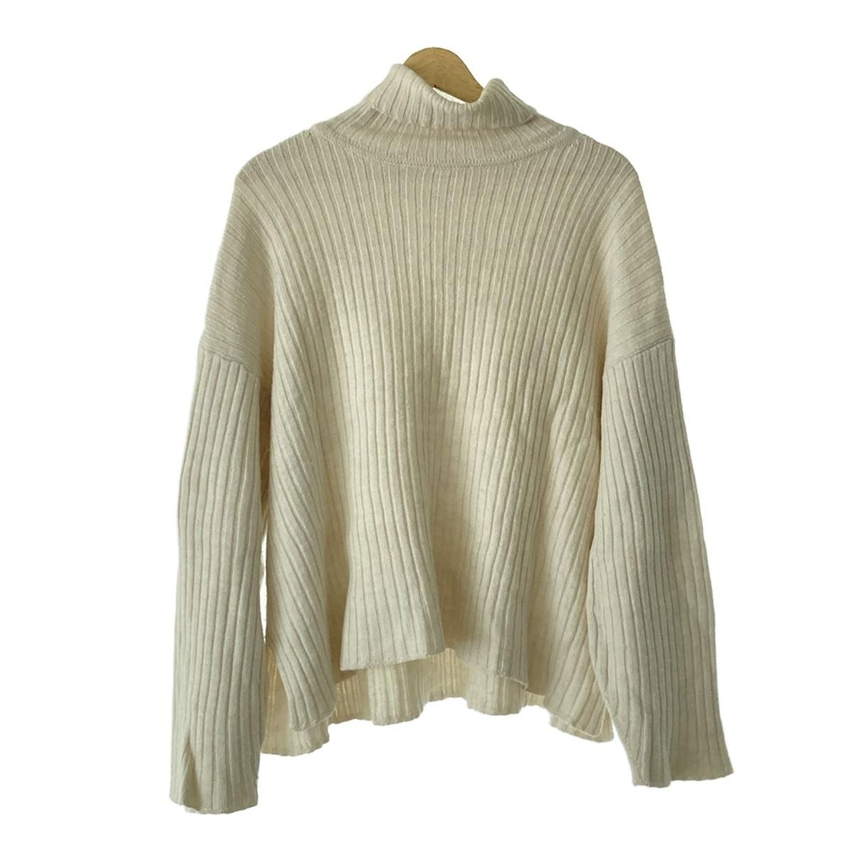 Plage プラージュ 長袖セーター レディース - アイボリー タートルネック