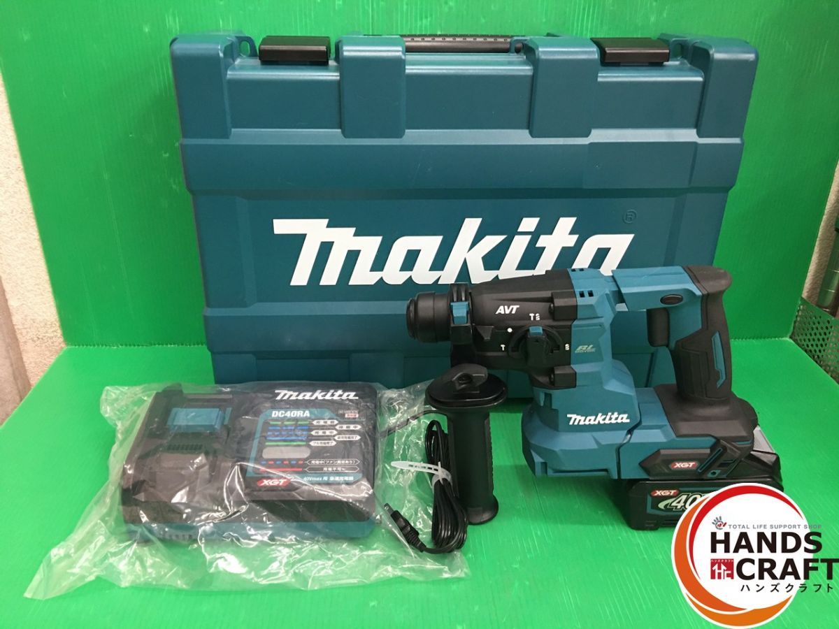 品 マキタ 充電式 ハンマドリル 40V Max 28mm バッテリ1個 充電器 HR010G