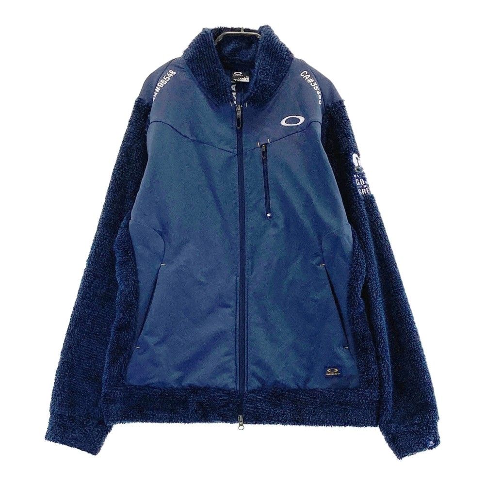 サイズ：XL OAKLEY オークリー 461616JP ボア切替 ジップジャケット  ネイビー系 [240101306746] ゴルフウェア メンズ ストスト