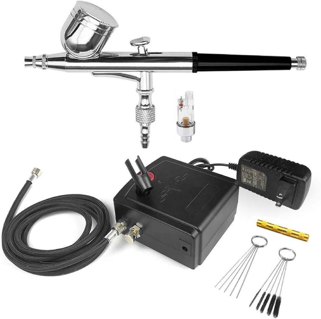 エアブラシ ミニコンプレッサー 塗装 エアフィルター プラモデル