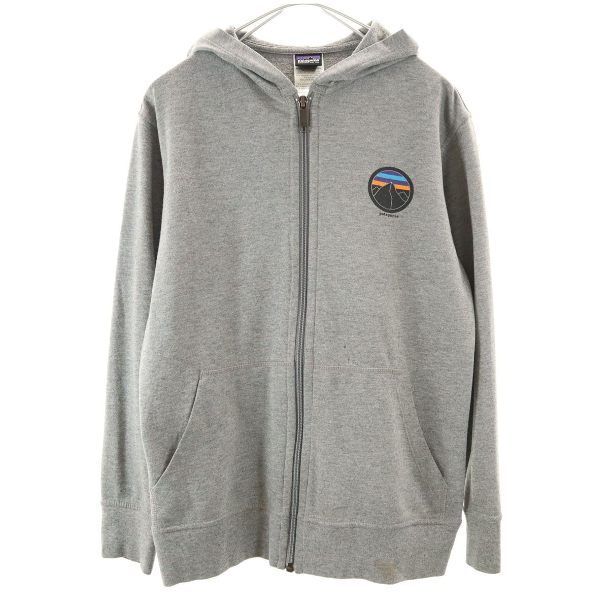 patagonia パタゴニア スウェット ジップパーカー M グレー 63000SP14 